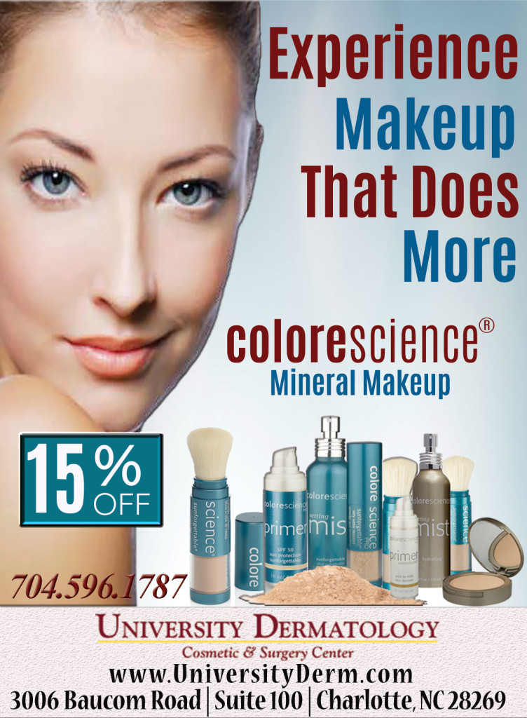 Save 15% off colorescience mineral makeup