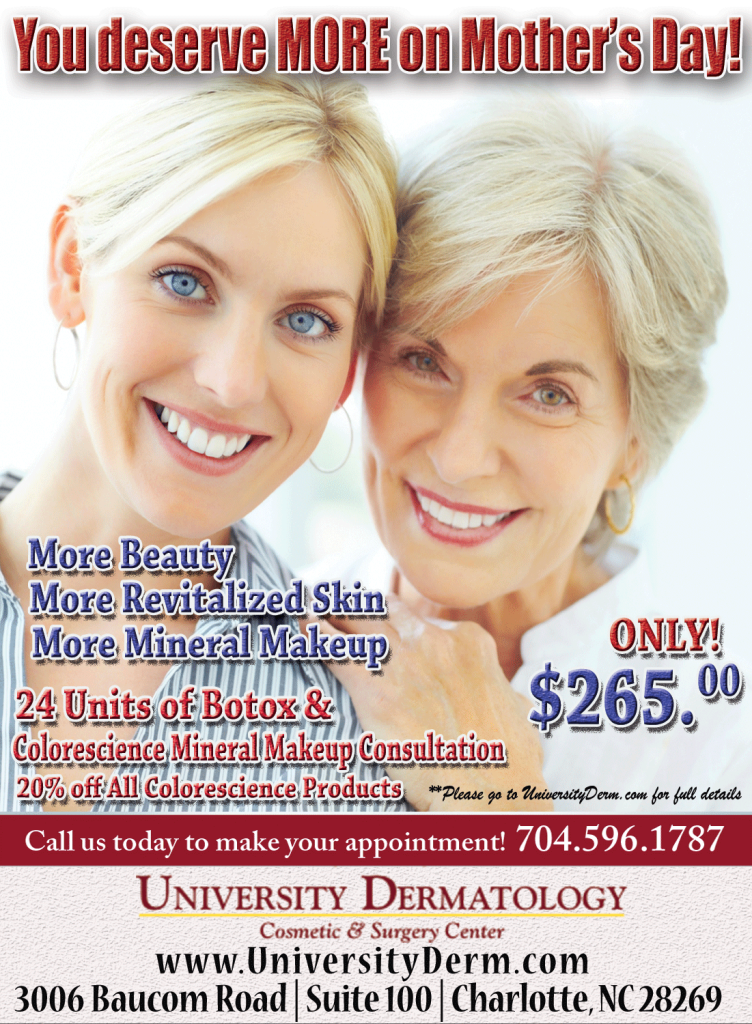 Mothers Day Botox Promotion in Charlotte