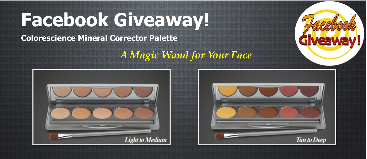 Colorescience Mineral Corrector Palette September Facebook Giveaway