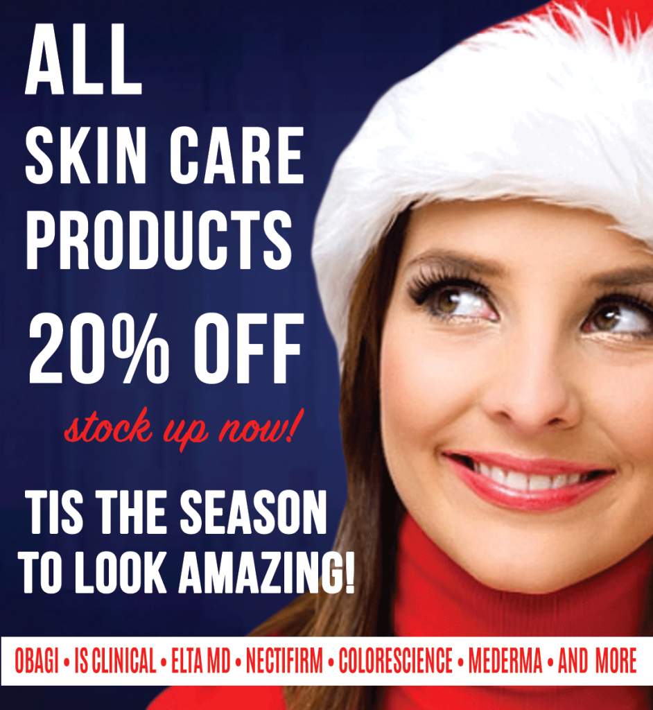 December 20% OFF ALL SKINCARE PRODUCTS